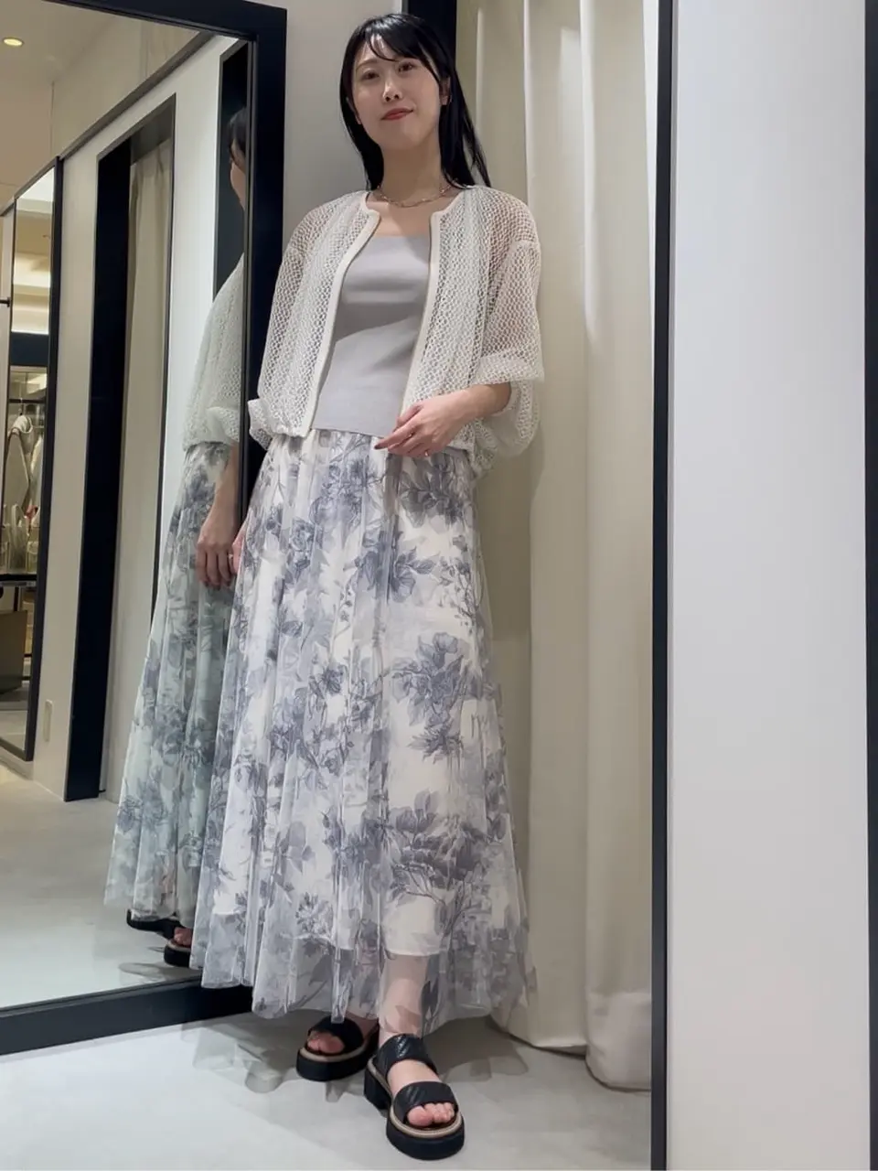 GRACE CONTINENTAL 端場　わかな コーディネート画像