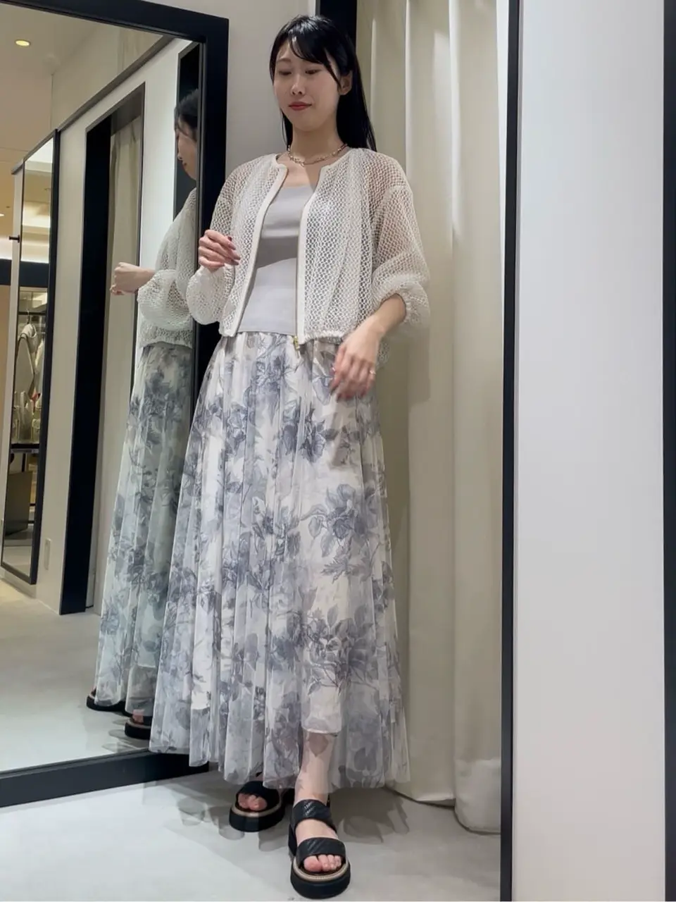 GRACE CONTINENTAL 端場　わかな コーディネート画像