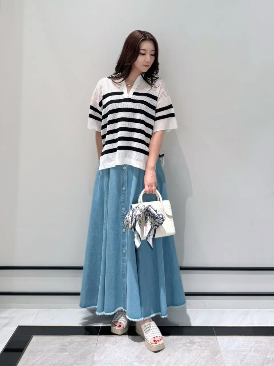 GRACE CONTINENTAL MOMOKO コーディネート画像