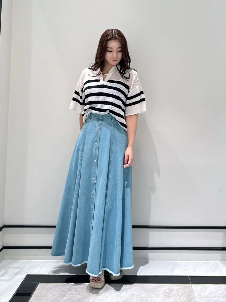 GRACE CONTINENTAL MOMOKO コーディネート画像