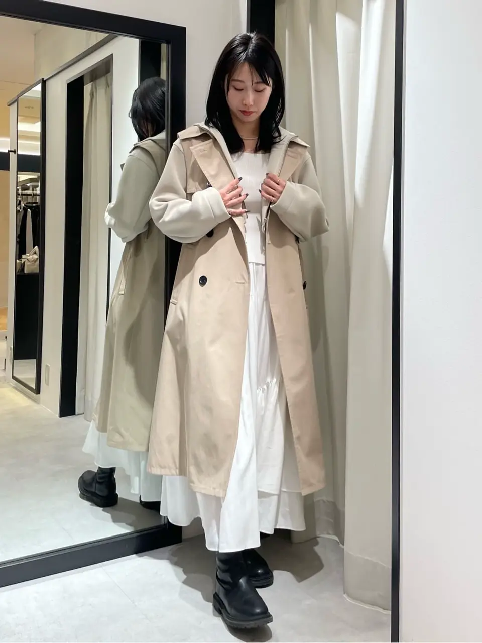 GRACE CONTINENTAL 端場　わかな コーディネート画像