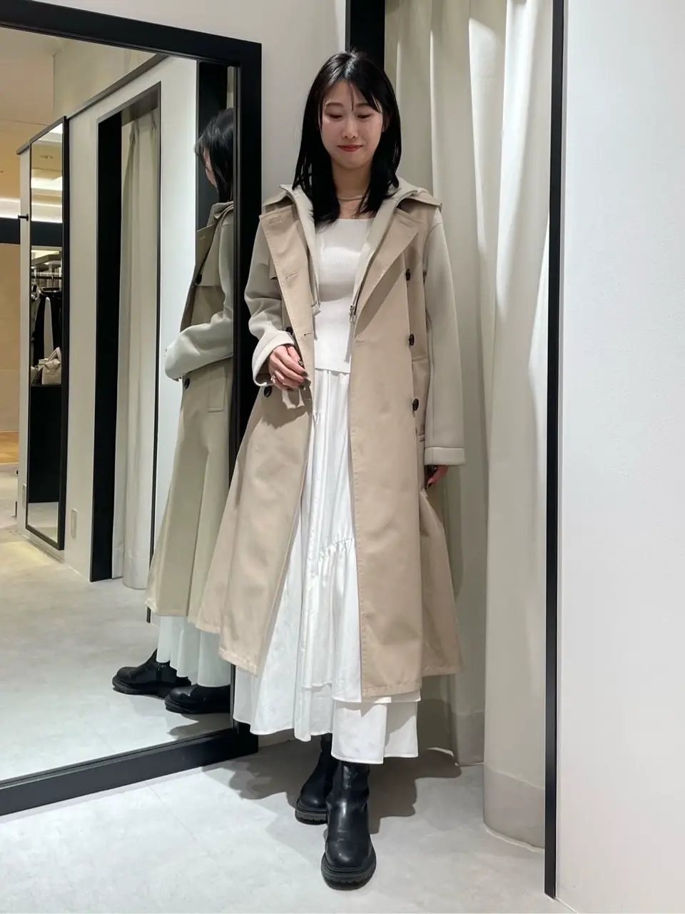 GRACE CONTINENTAL 端場　わかな コーディネート画像