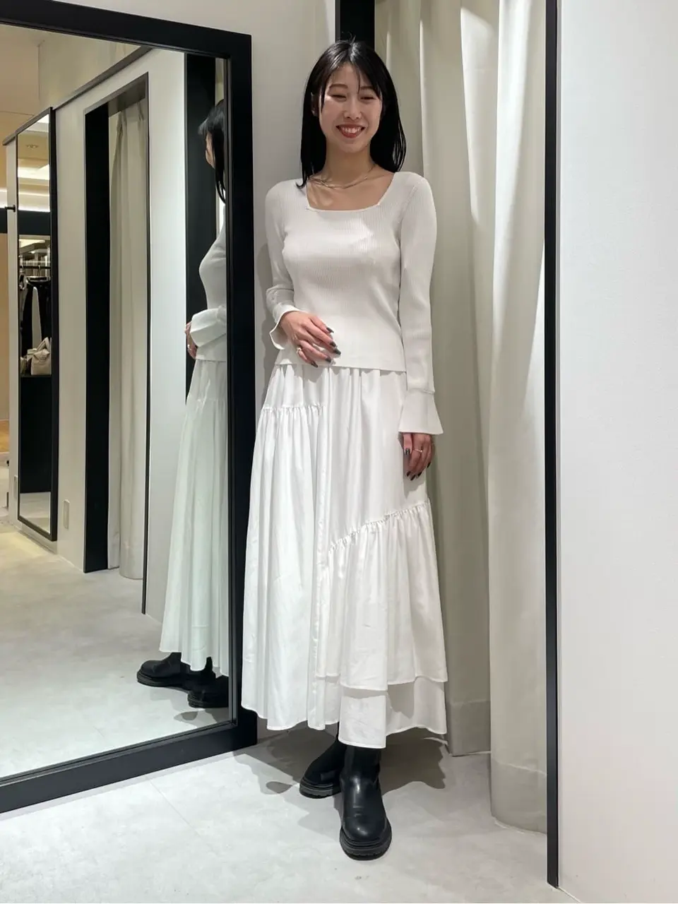 GRACE CONTINENTAL 端場　わかな コーディネート画像