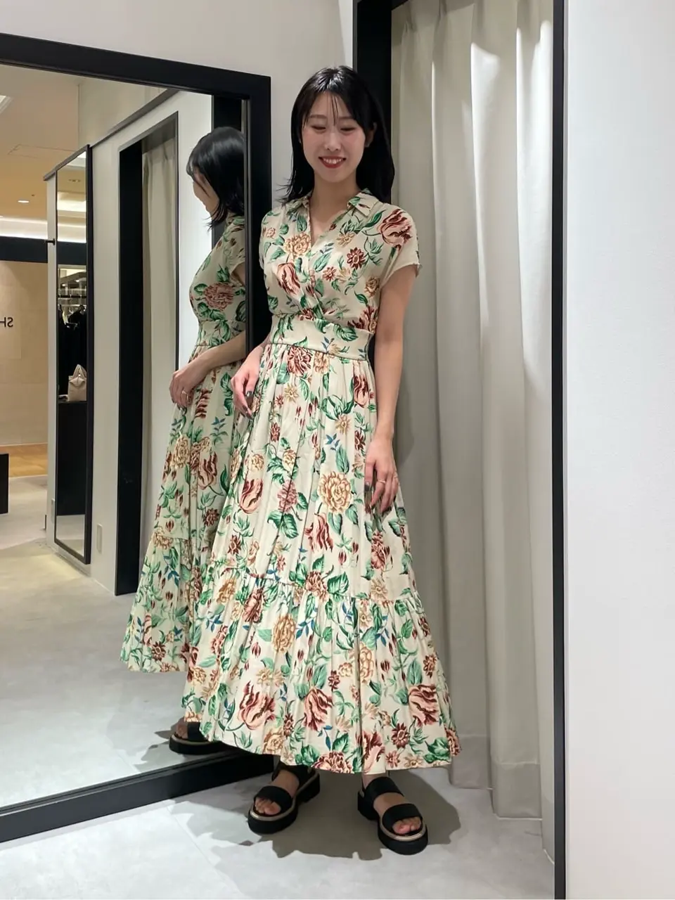 GRACE CONTINENTAL 端場　わかな コーディネート画像