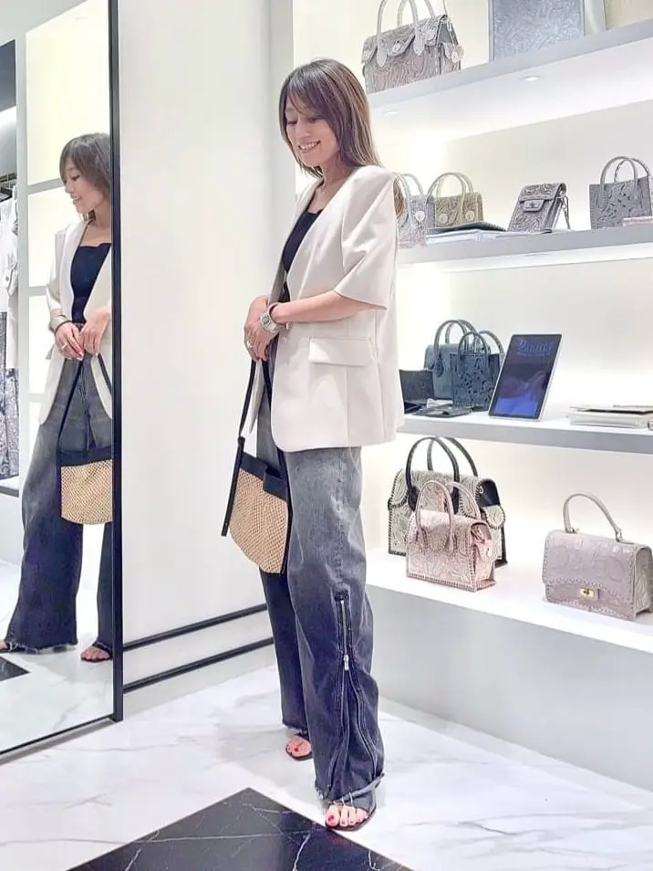 GRACE CONTINENTAL yukimi yonee コーディネート画像