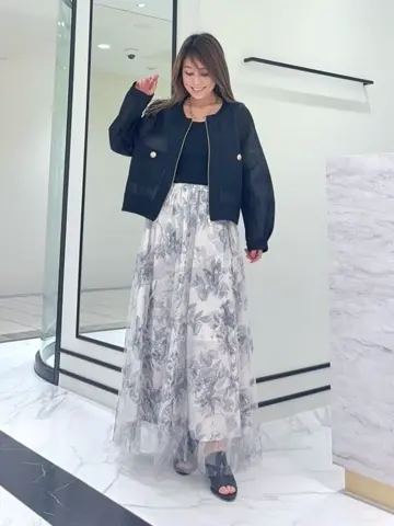 GRACE CONTINENTAL yukimi yonee コーディネート画像