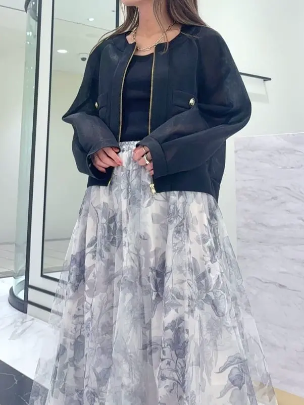 GRACE CONTINENTAL yukimi yonee コーディネート画像