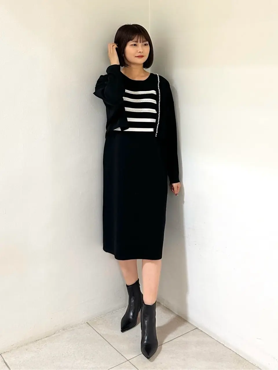 GRACE CONTINENTAL MORITA AI コーディネート画像