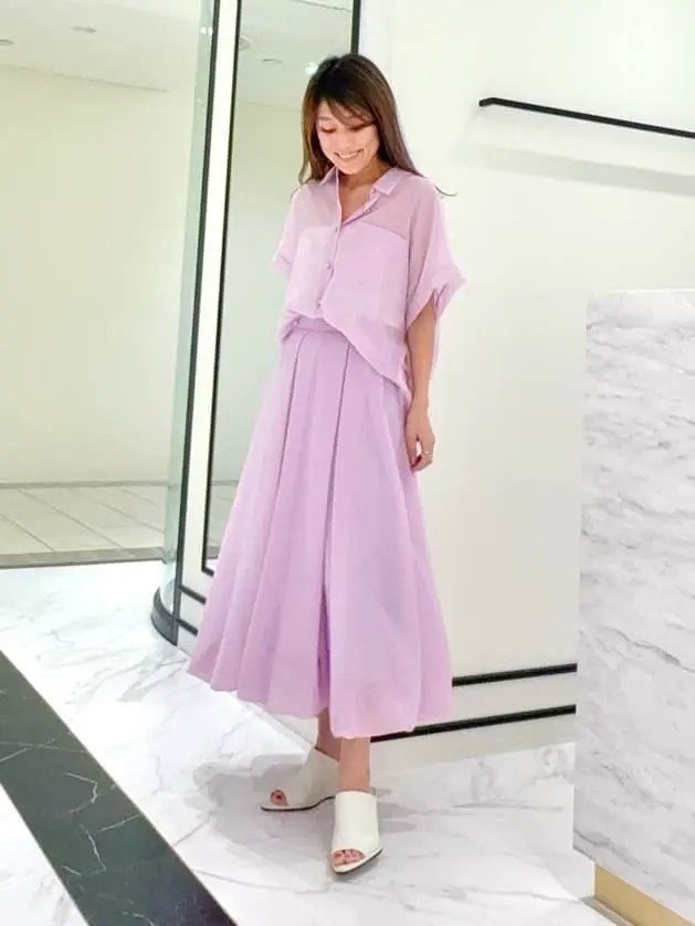 GRACE CONTINENTAL yukimi yonee コーディネート画像