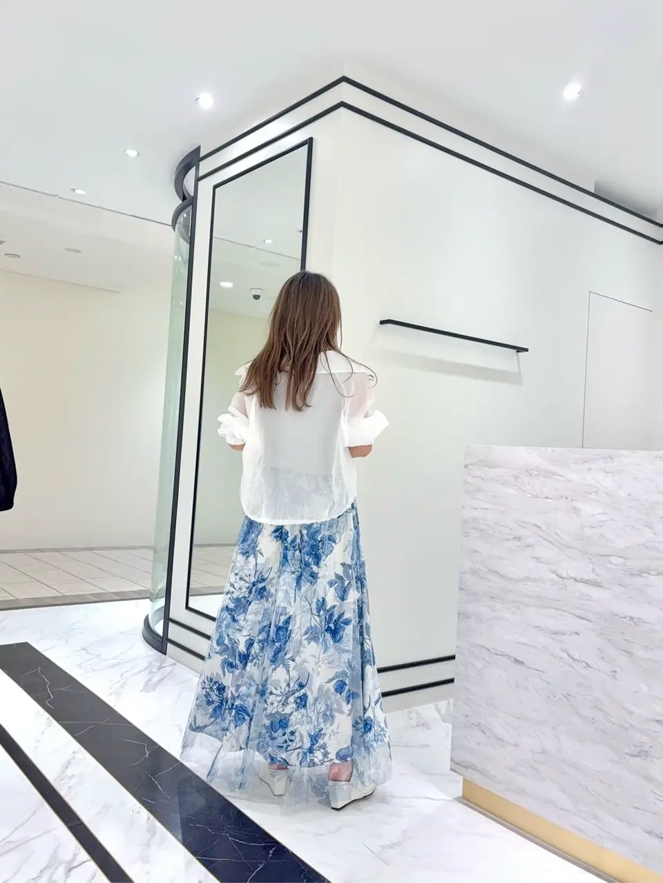 GRACE CONTINENTAL yukimi yonee コーディネート画像