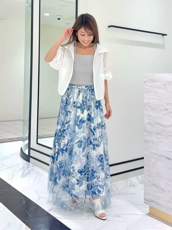 GRACE CONTINENTAL yukimi yonee コーディネート画像