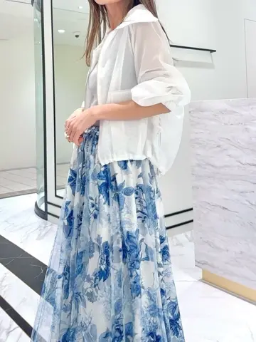 GRACE CONTINENTAL yukimi yonee コーディネート画像