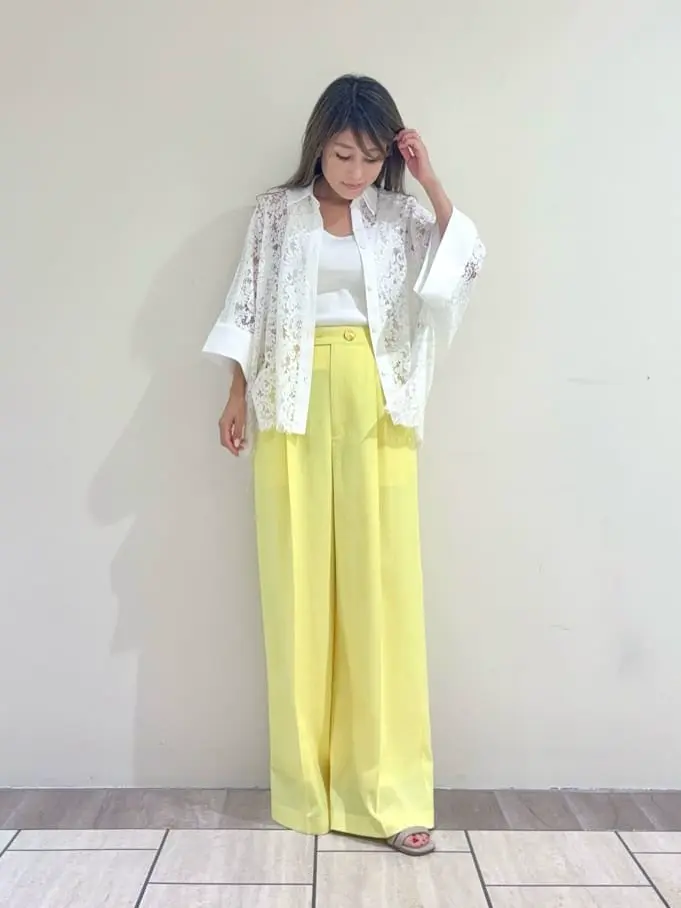 GRACE CONTINENTAL yukimi yonee コーディネート画像