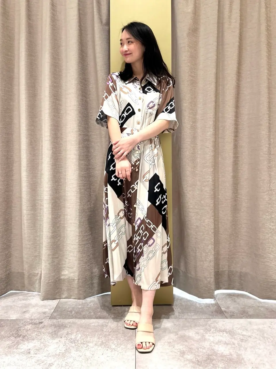 チェーンシャツドレス チェーンシャツドレス / GRACE CONTINENTAL | GRACE CONTINENTAL