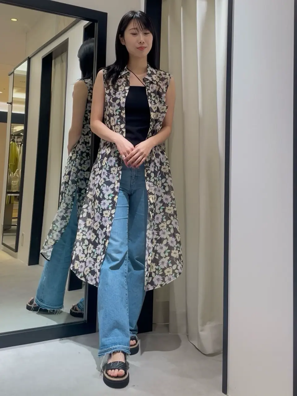 GRACE CONTINENTAL 端場　わかな コーディネート画像