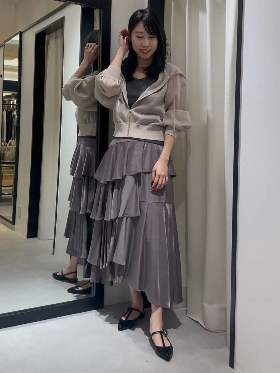 GRACE CONTINENTAL 端場　わかな コーディネート画像