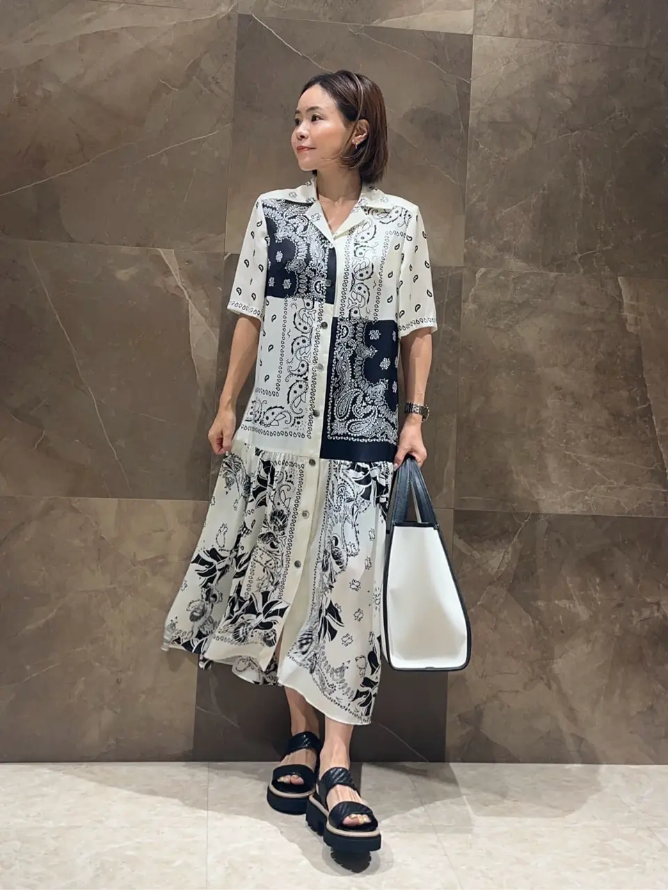 GRACE CONTINENTAL 穐山　香織 コーディネート画像