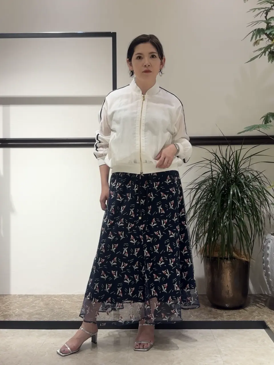 シアーラインブルゾン / GRACE CONTINENTAL | GRACE CONTINENTAL