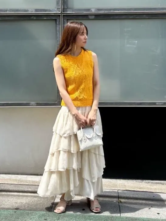 GRACE CONTINENTAL Hikaru Okada コーディネート画像