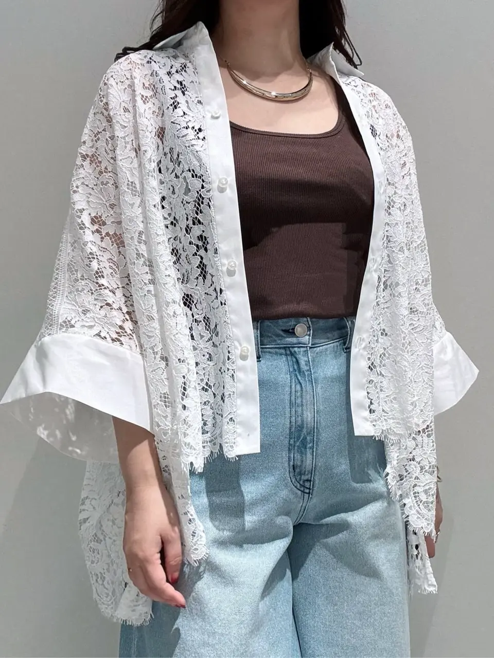 GRACE CONTINENTAL MOMOKO コーディネート画像