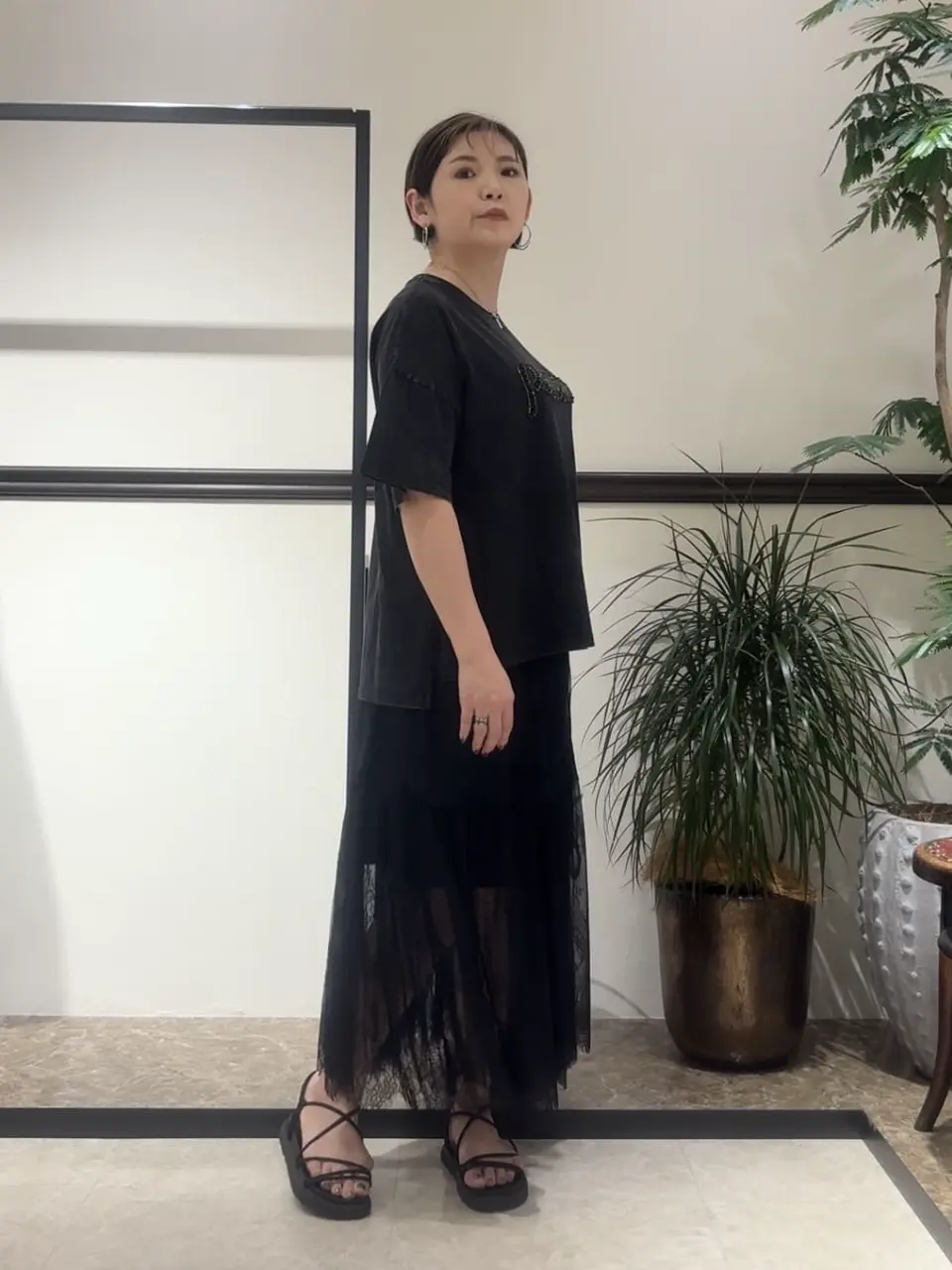 GRACE CONTINENTAL N.YURI コーディネート画像