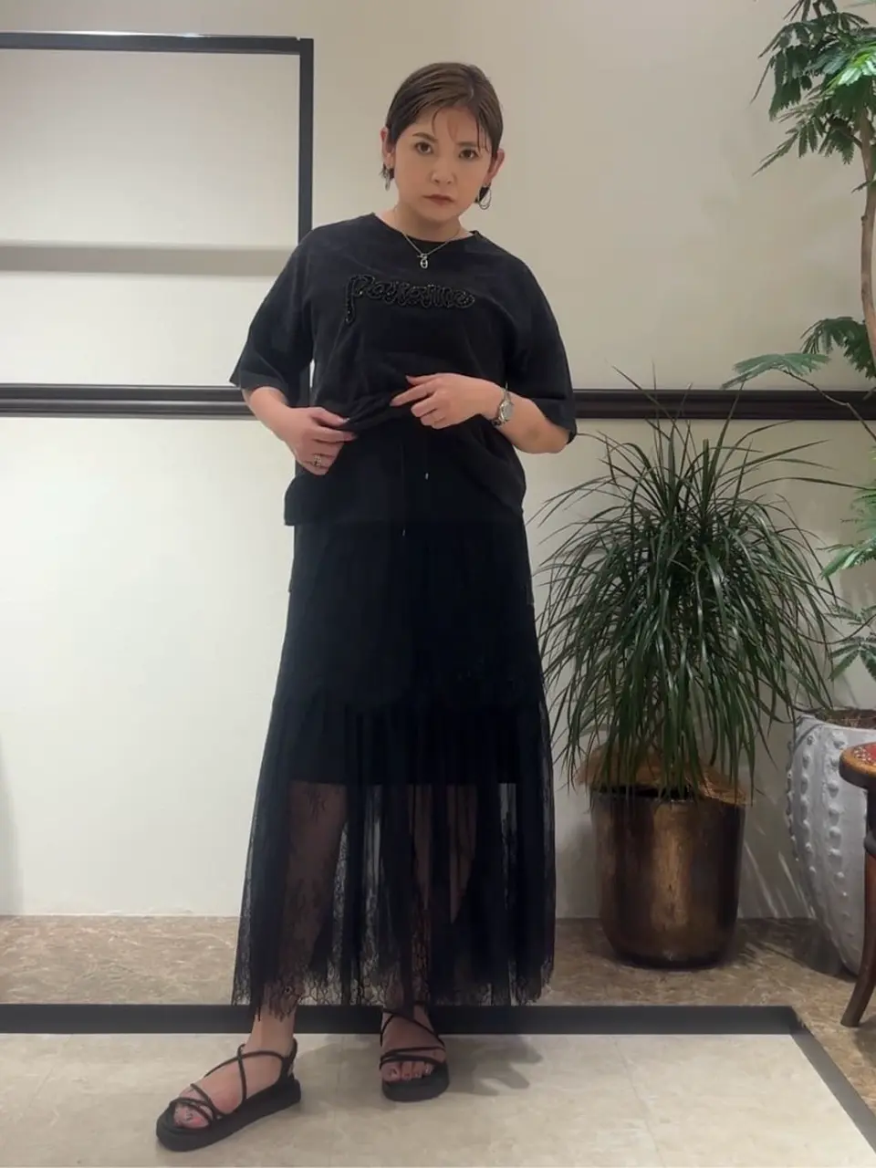 GRACE CONTINENTAL N.YURI コーディネート画像