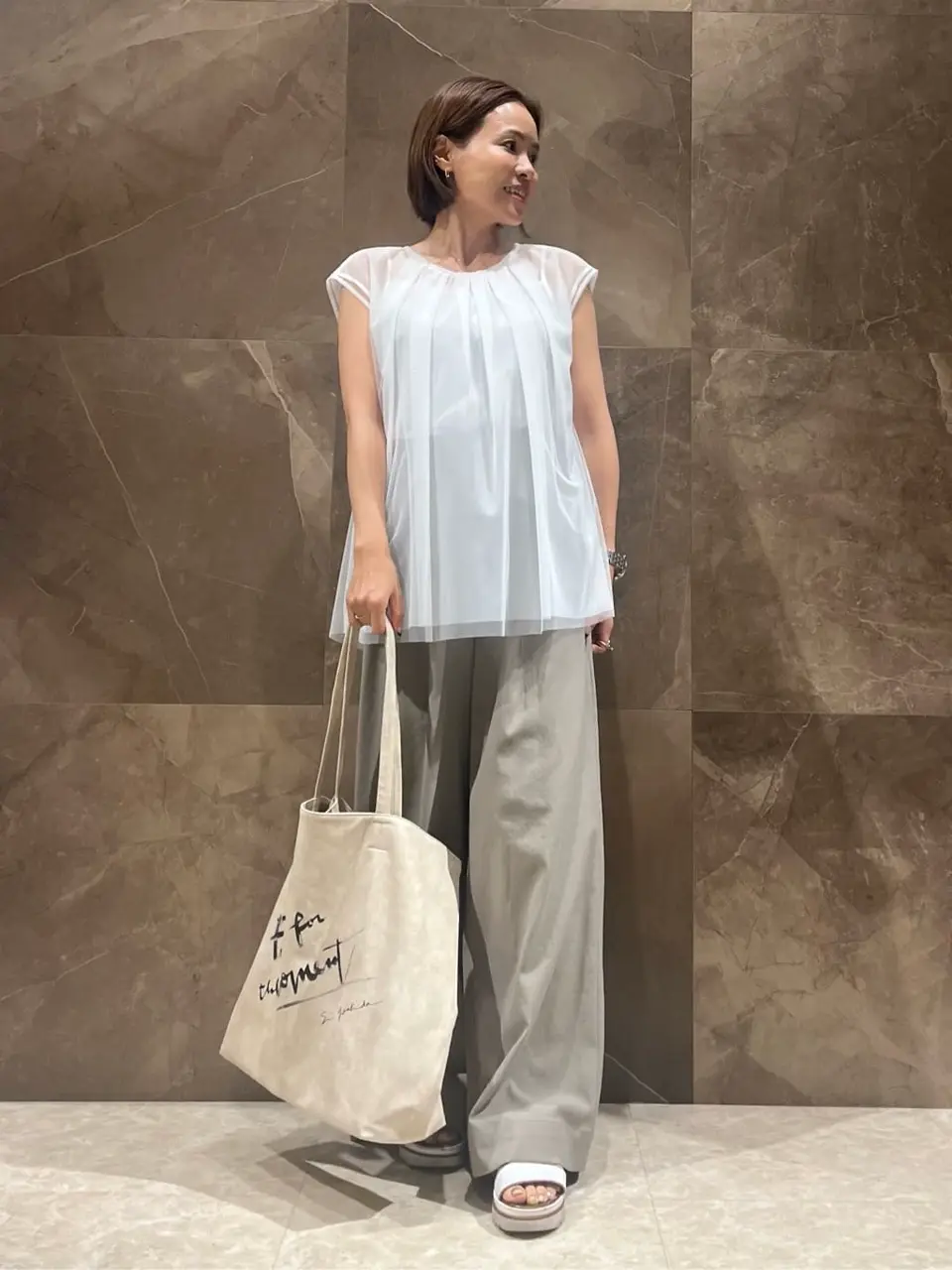 GRACE CONTINENTAL 穐山　香織 コーディネート画像