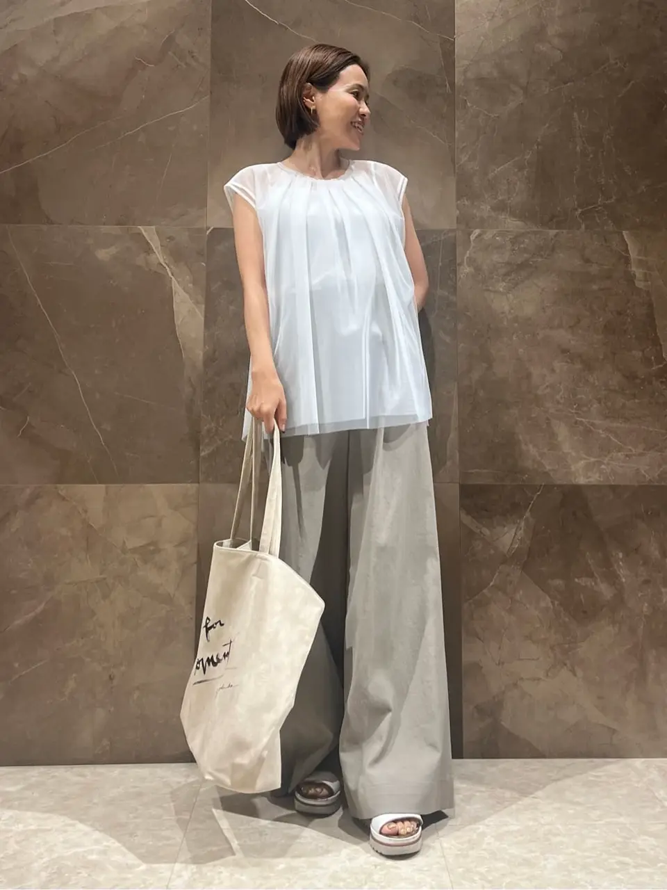 GRACE CONTINENTAL 穐山　香織 コーディネート画像