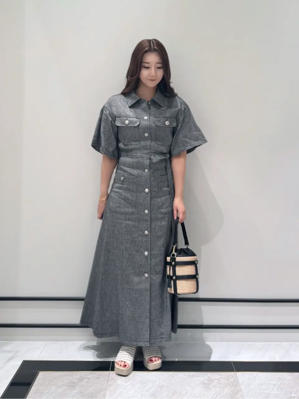 GRACE CONTINENTAL MOMOKO コーディネート画像