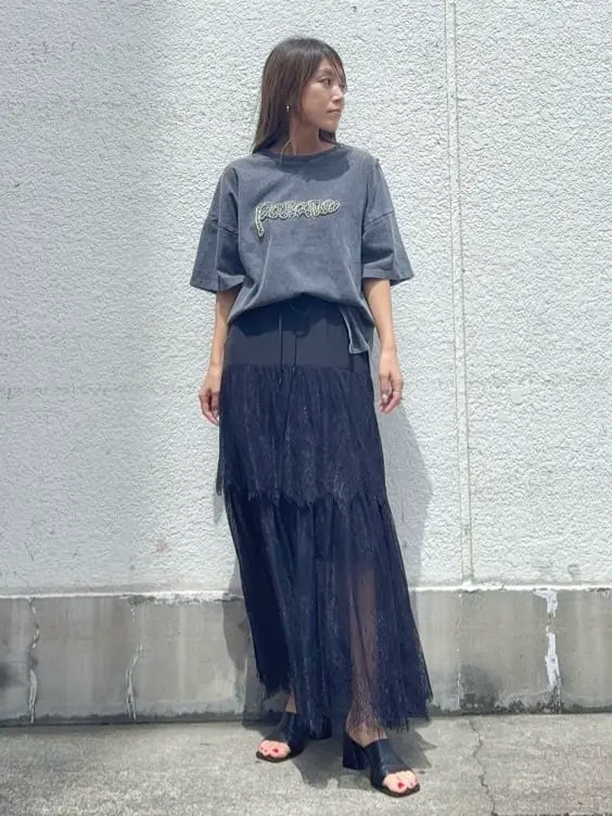 GRACE CONTINENTAL yukimi yonee コーディネート画像