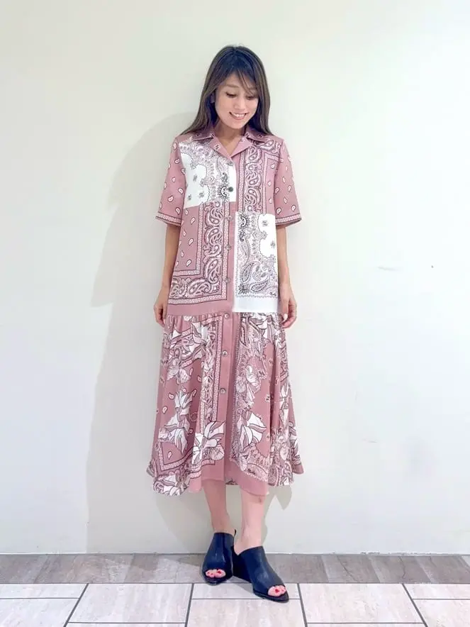 GRACE CONTINENTAL yukimi yonee コーディネート画像