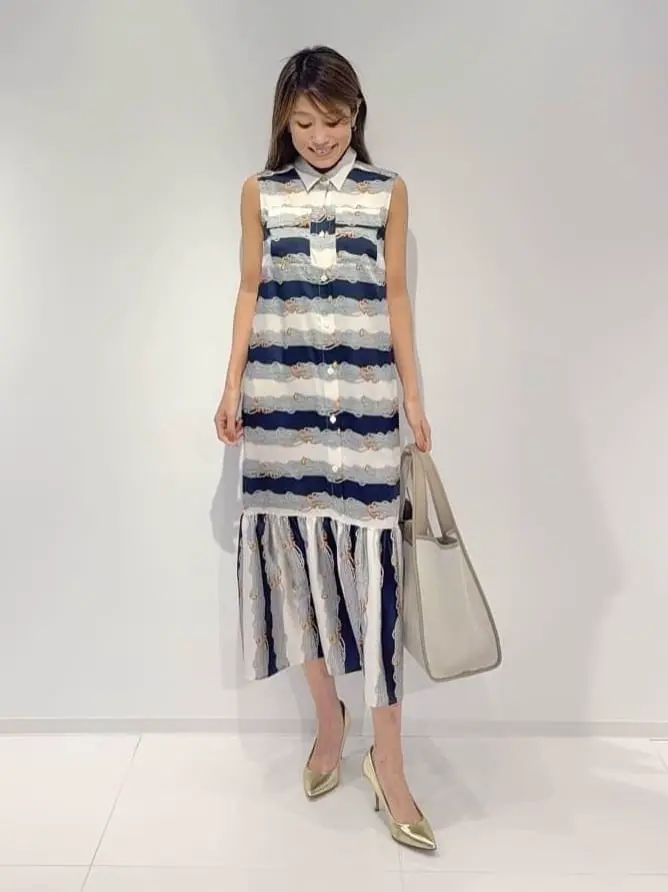 GRACE CONTINENTAL yukimi yonee コーディネート画像