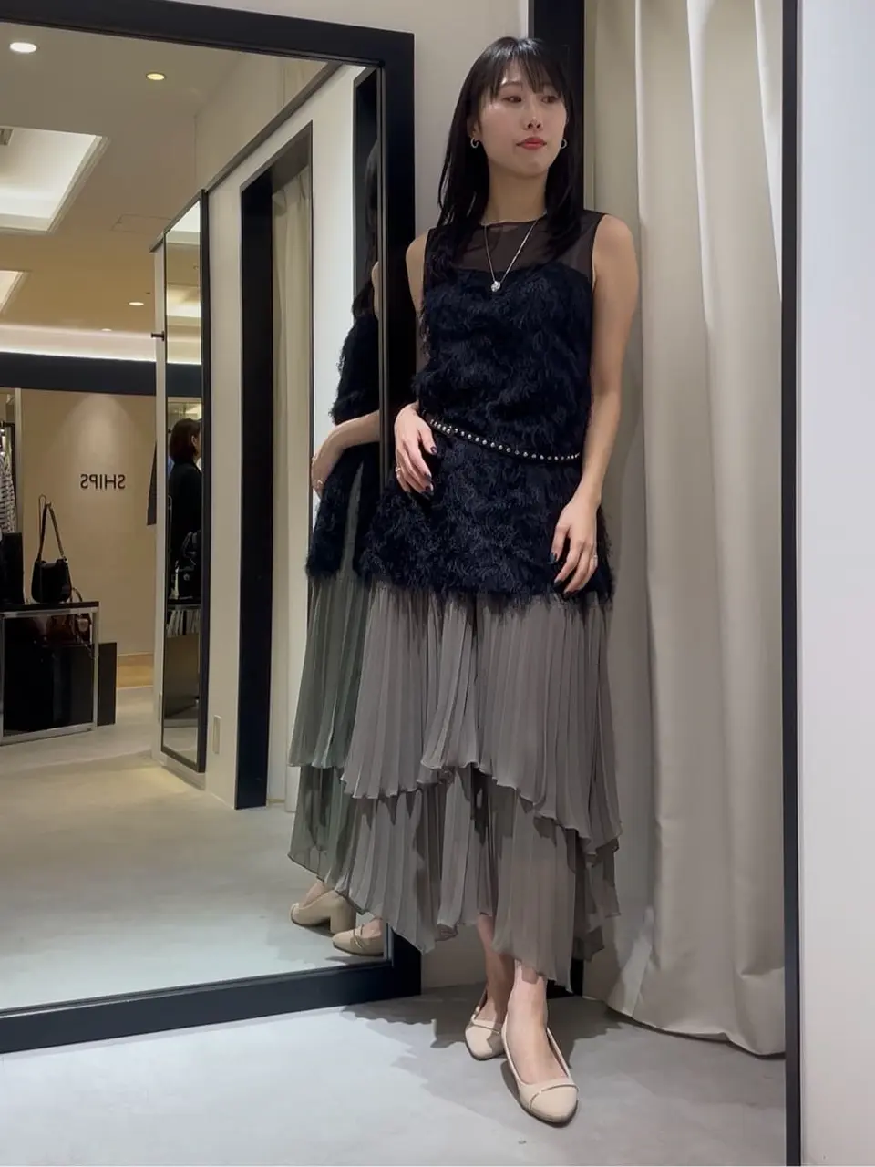 GRACE CONTINENTAL 端場　わかな コーディネート画像