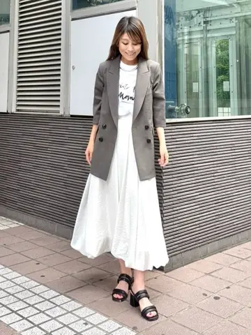 GRACE CONTINENTAL yukimi yonee コーディネート画像