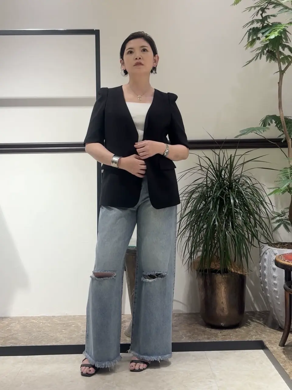 GRACE CONTINENTAL N.YURI コーディネート画像