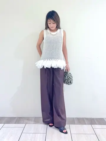 GRACE CONTINENTAL yukimi yonee コーディネート画像