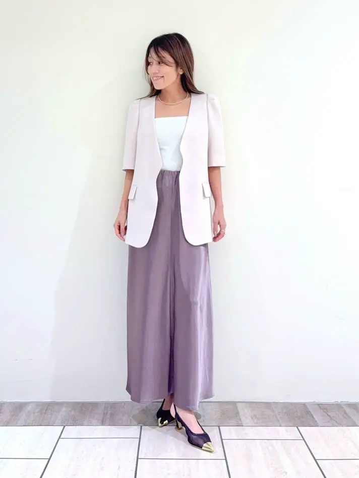 GRACE CONTINENTAL yukimi yonee コーディネート画像