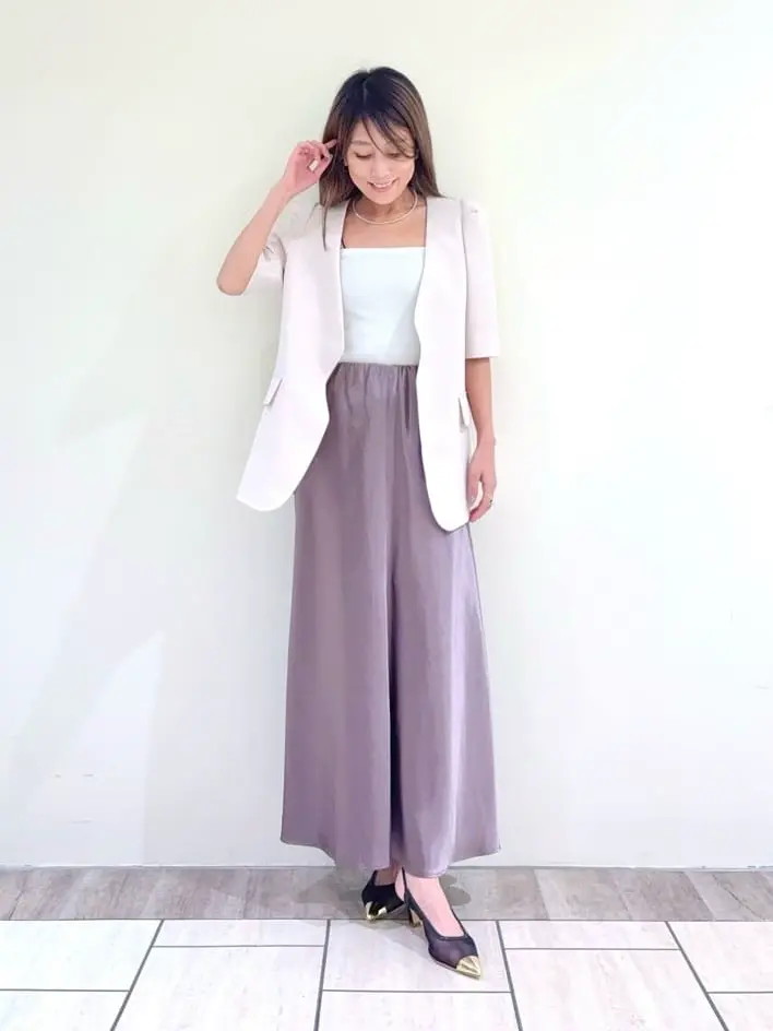 GRACE CONTINENTAL yukimi yonee コーディネート画像