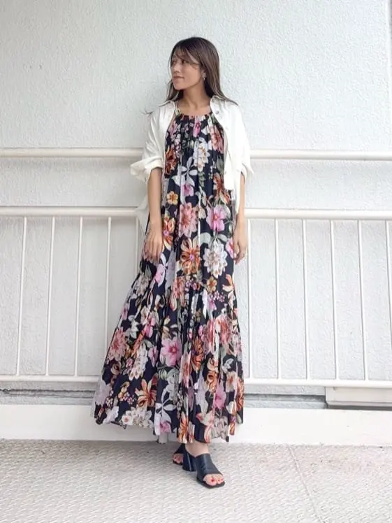 GRACE CONTINENTAL yukimi yonee コーディネート画像