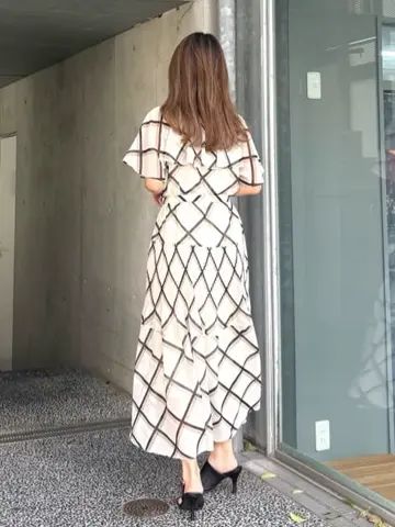 GRACE CONTINENTAL yukimi yonee コーディネート画像