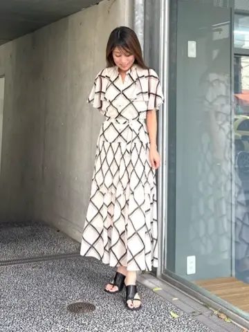 GRACE CONTINENTAL yukimi yonee コーディネート画像