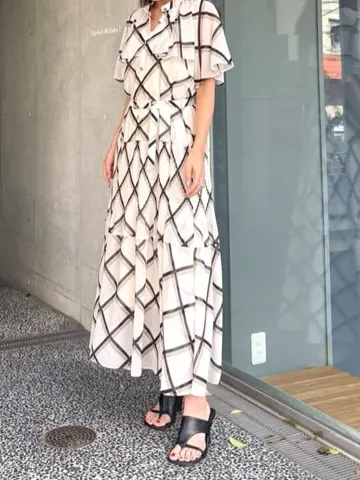 GRACE CONTINENTAL yukimi yonee コーディネート画像