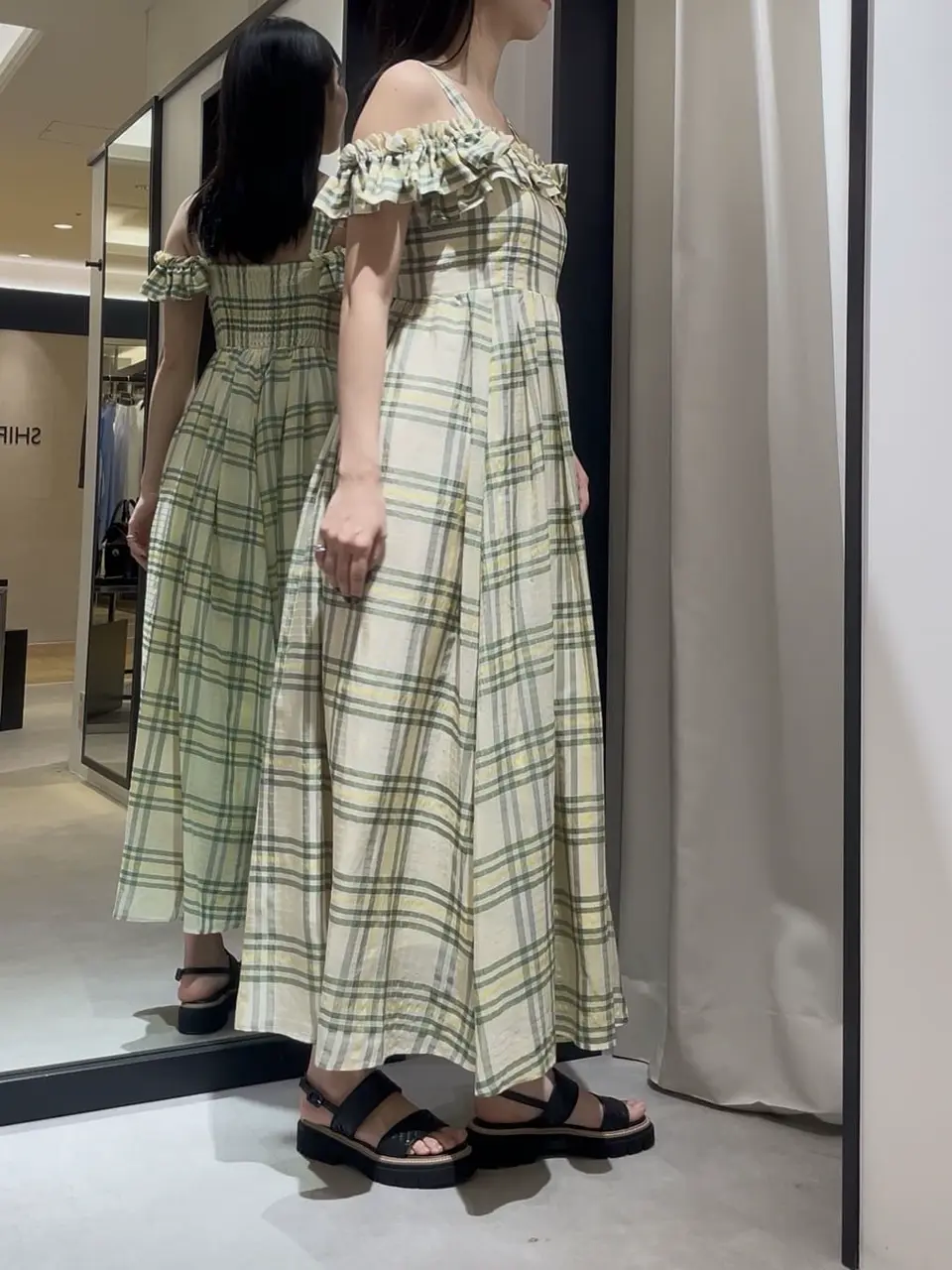 GRACE CONTINENTAL 端場　わかな コーディネート画像