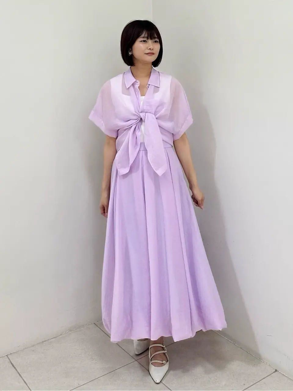 GRACE CONTINENTAL MORITA AI コーディネート画像