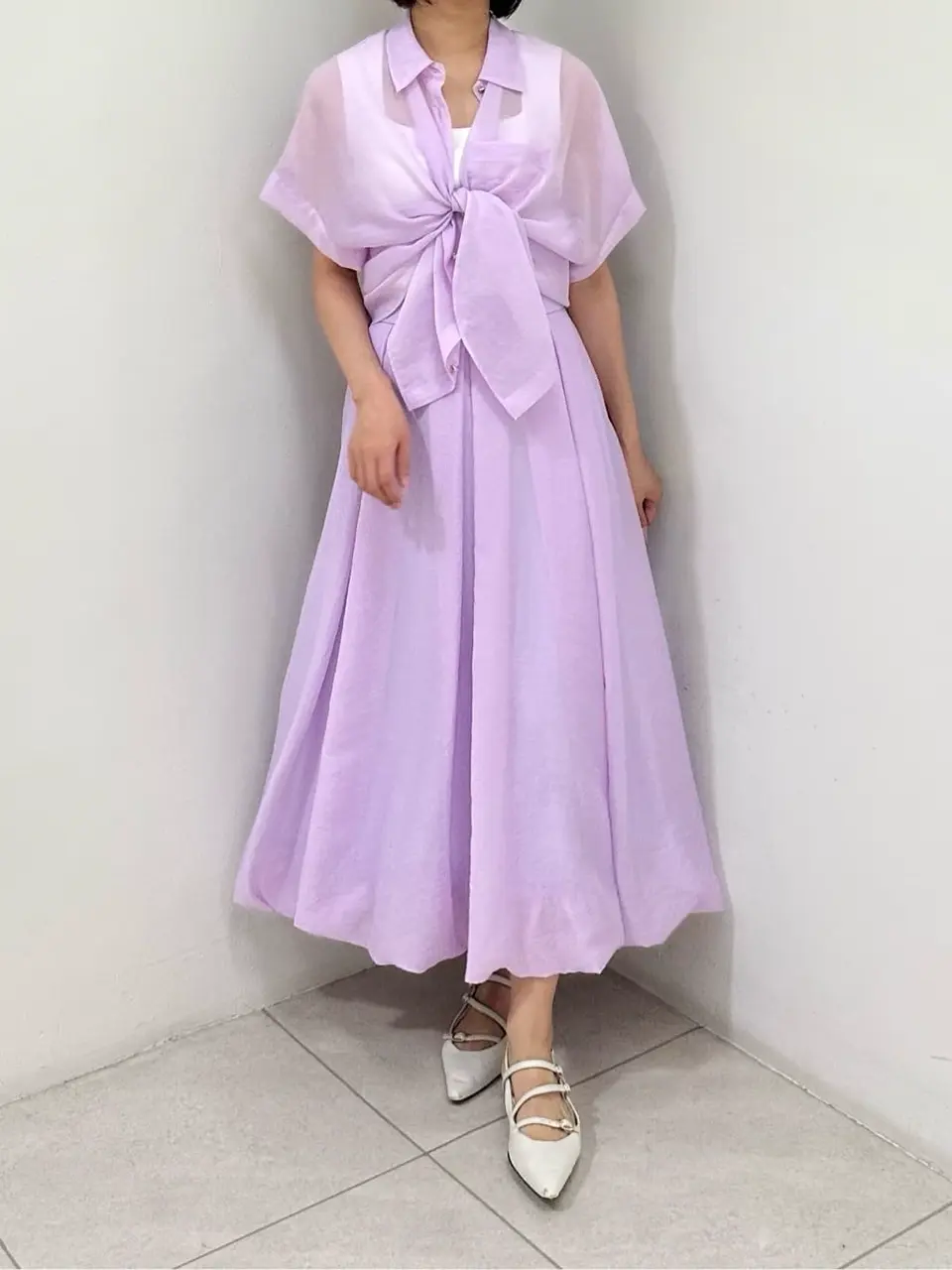 GRACE CONTINENTAL MORITA AI コーディネート画像