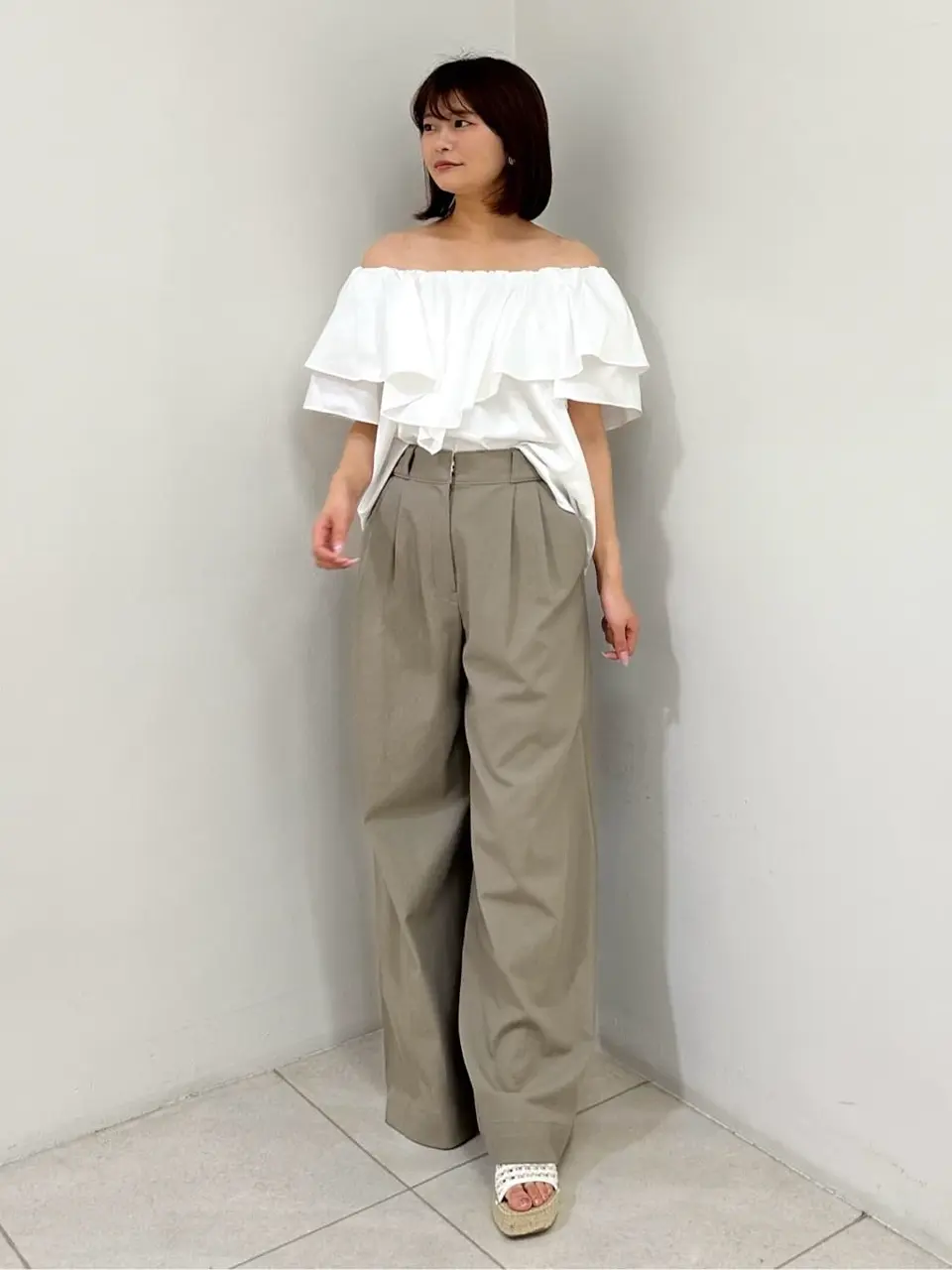 GRACE CONTINENTAL MORITA AI コーディネート画像