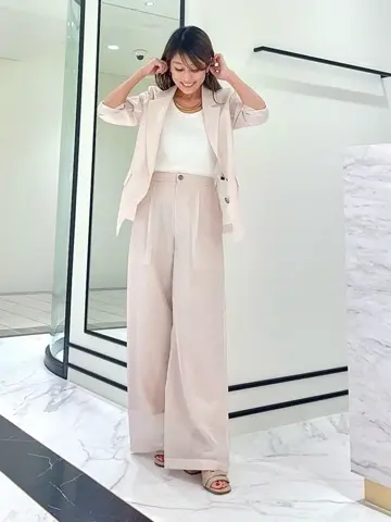 GRACE CONTINENTAL yukimi yonee コーディネート画像