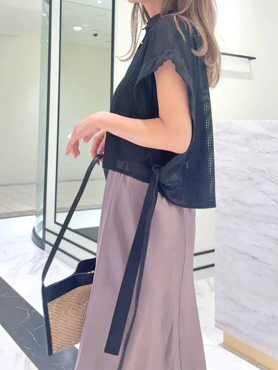 GRACE CONTINENTAL yukimi yonee コーディネート画像