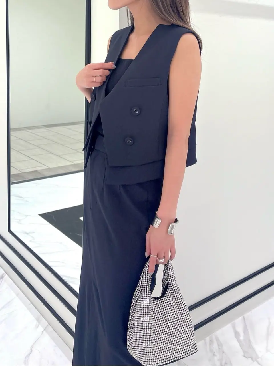 GRACE CONTINENTAL yukimi yonee コーディネート画像