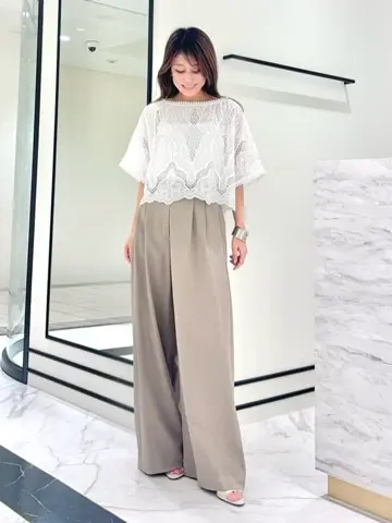 GRACE CONTINENTAL yukimi yonee コーディネート画像